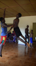 Dance class in Guinea