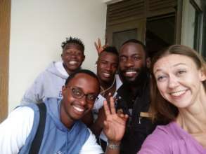 Guinea teachers Salifou and Ibrahima in Uganda