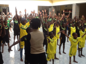 Performance by new MindLeaps students on May 19