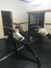 Morlaye and Salifou training in Rwanda