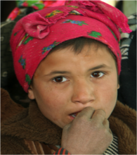 school girl in Afghanistan