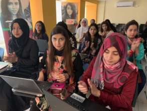 Girls build websites with Dawood Global Foundation