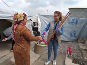 COVID-19 response distribution of cleaning kits