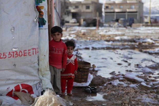 Abd Al Kader and Mona don't have winter boots