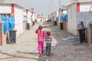 Children in Debaga camp
