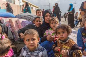 Sabri with her children
