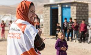 Supporting children in camps outside Mosul