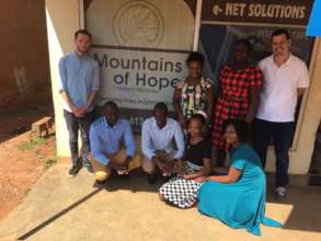 Evaluation team and Mountains of Hope staff
