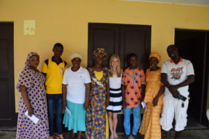 Gabriel, Margaret and Tosin with their parents.