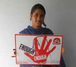 Stand with Pooja to give India back #HerVoice