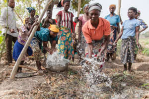 Working in the fields