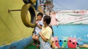 Preschool is a safe place to play!