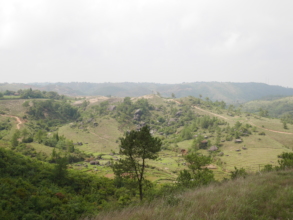 The landscape of the Khasi Hills