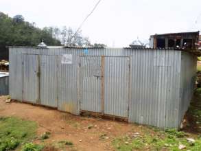 A temporary shelter by a facilitated household