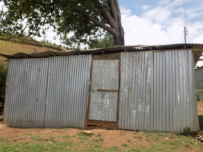 A locked shelter while the owners are out to work