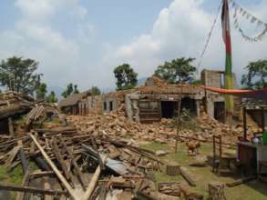 Completely destroyed House