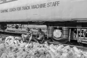 plastic bottles - to earn a days living -