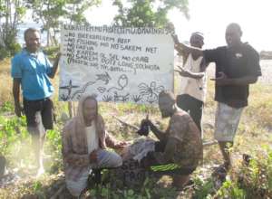 Imanaka Tabu Area- New Coral Restoration Site