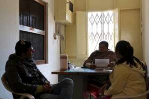 Neha and her Husband during Counselling Session