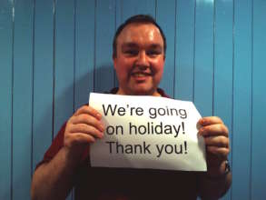 David is going on holiday