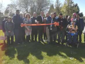 Ribbon cutting at Danbury Gardens