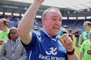 David at King Power football tournament
