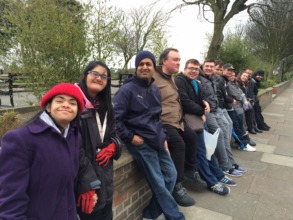 Waiting for a bus