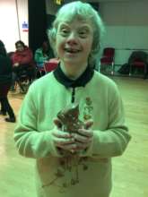 Maria wins dance competition at VALUES Xmas party