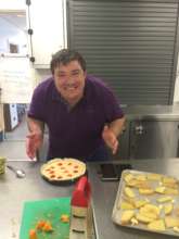 Craig at VALUES cooking session