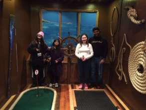 Playing Crazy Golf