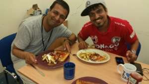 Sanjay and jai cooking
