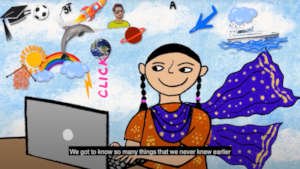 Girls and Tech SELF video(Illustrated by Vidushi)