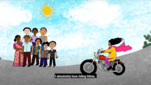 Girls at SELF academy on accessing public spaces