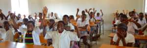 Excited to be in school