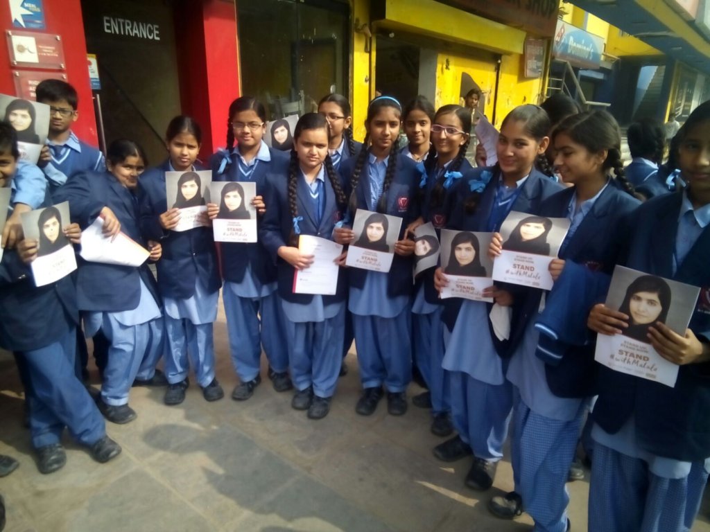 20,000 Students Stand #withMalala In India