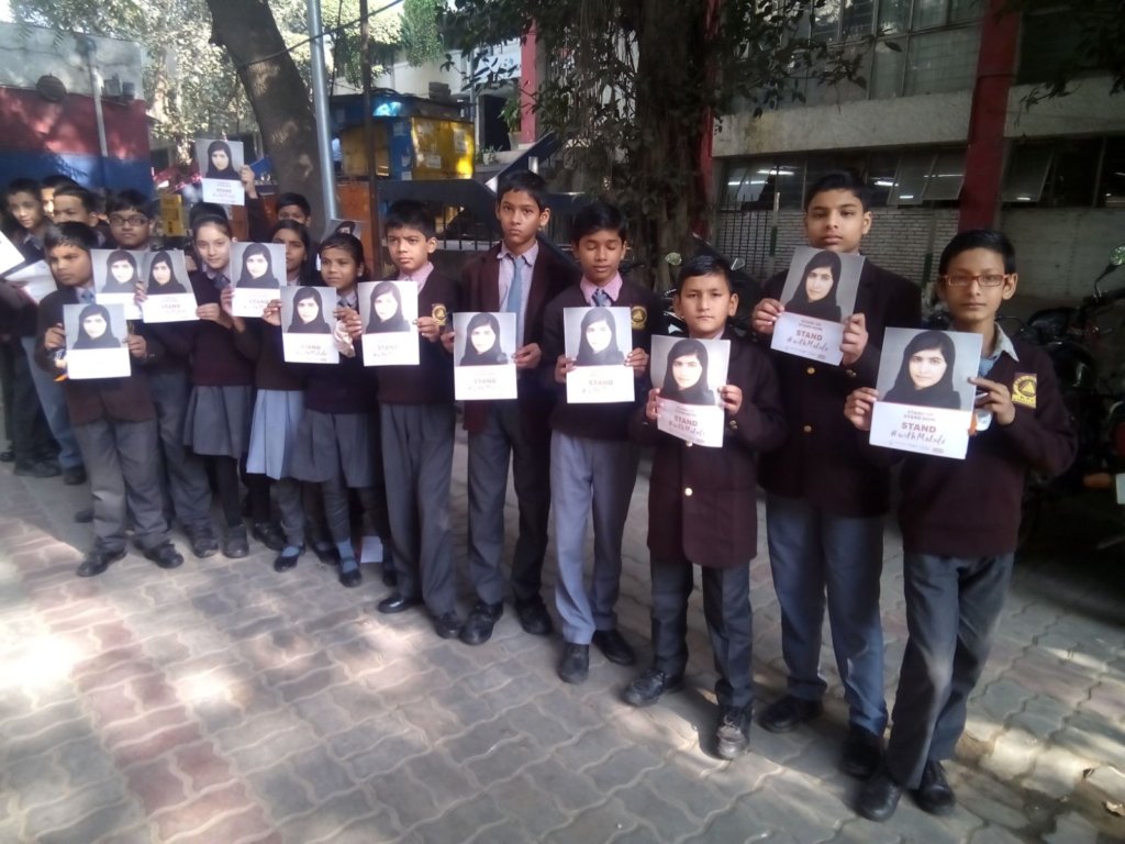 20,000 Students Stand #withMalala In India
