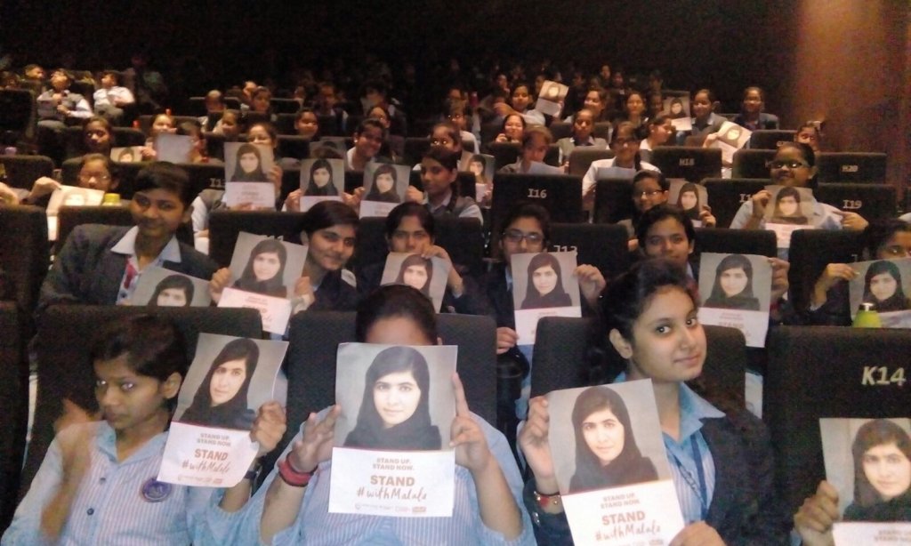 20,000 Students Stand #withMalala In India