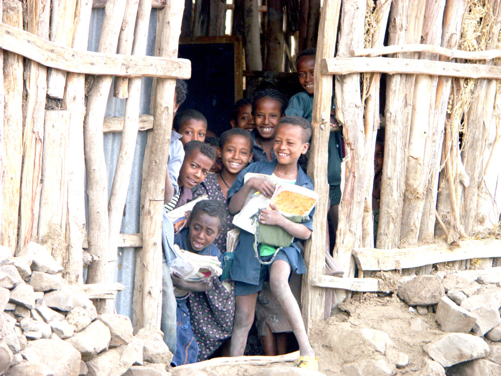 Donkey library for 1000 rural Ethiopian children