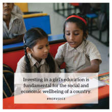 Future Leaders studying at Snehalaya's School