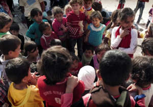 Syrian refugee children