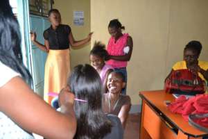 Hairdressing class ongoing at the GEC