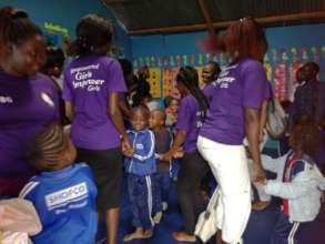Girls Steering Committee members at SHOFCO