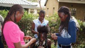 Hairdressing practical sessions at GEC