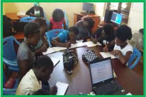 NIGEE beneficiaries during a computer classes