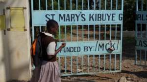 NIGEE beneficiary at the GEC going to school