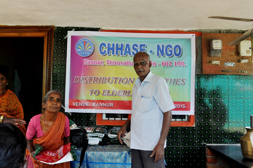 Help neglected elders food, medicine & clothing