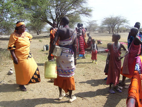 Water is a luxury for the Masai women
