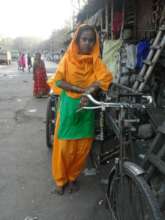 Hena and her cycle van