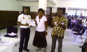 Distribution of certificates to women