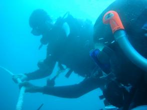 Local Fishermen Learning how to Dive